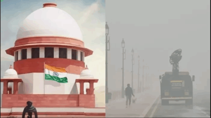 Hearing in the Supreme Court on the issue of pollution in Delhi NCR