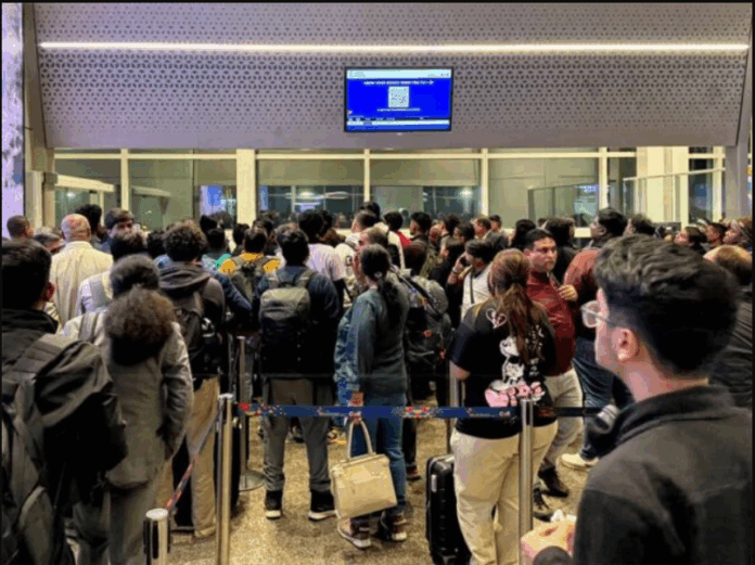 Waiting halls become airports of disbelief