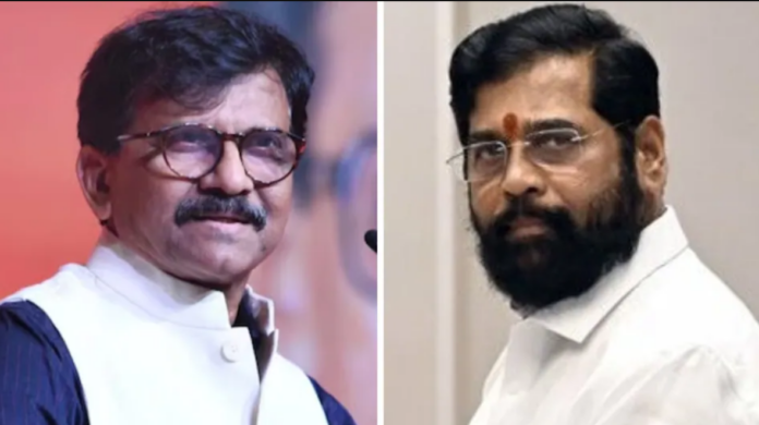 Deputy CM Eknath Shinde and MP Sanjay Raut