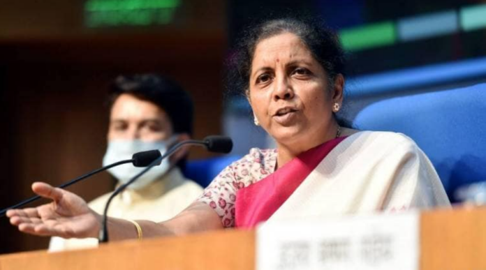 Finance Minister Nirmala Sitharaman