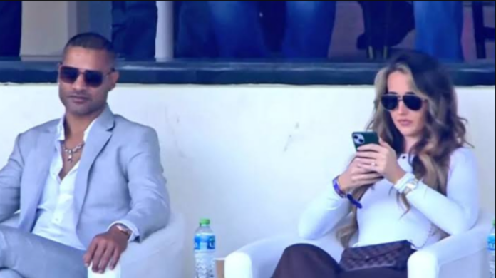 Shikhar Dhawan and Sophia Shine